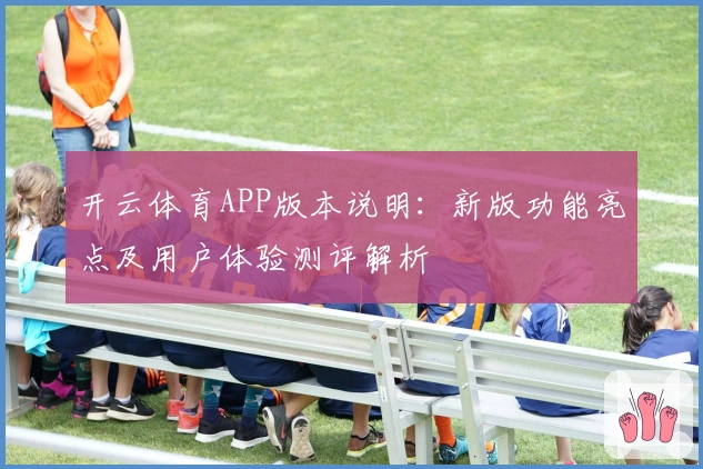 开云体育APP版本说明：新版功能亮点及用户体验测评解析